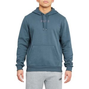 Men’s Blue Puma Hoodie with Front Pockets - Large
